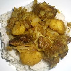 A picture of Beef and Cabbage Stew.