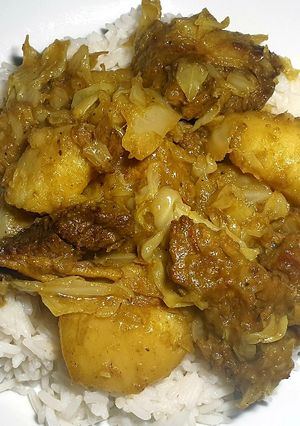A picture of Beef and Cabbage Stew.