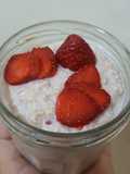 126. Overnight strawberry oatmeal