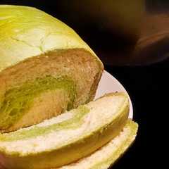 รูปของ Honey Matcha Loaf (Roti Tawar Matcha - Madu)