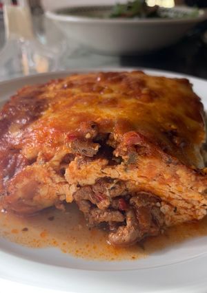 A picture of Zucchini lasagna.