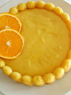Foto de Bolo de laranja com coalhada de laranja