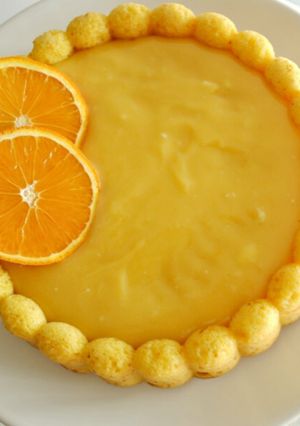 Foto de Bolo de laranja com coalhada de laranja