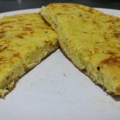 Omelette with cheese and sweet potato A picture of Omelette with cheese and sweet potato.