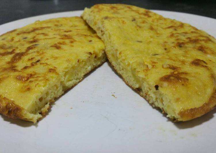 Recipe of Ultimate Omelette with cheese and sweet potato