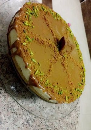 صورة لوصفة تشيز كيك اللوتس 😋(كيكه الجبن باللوتس)