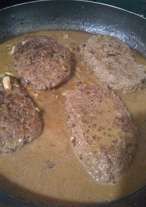 A picture of Keto Salsbury Steak.