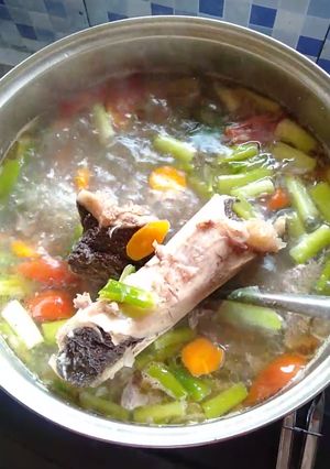 Foto resep Sop Tulang & Daging Kerbau -els