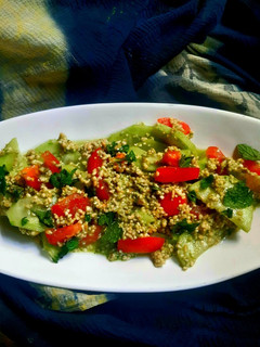 A picture of Tabbouleh salad.