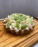 Tartita de yogurt, avena y frutas