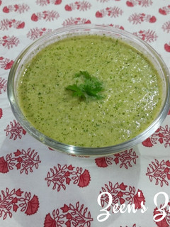 A picture of Celery and Coriander Soup.