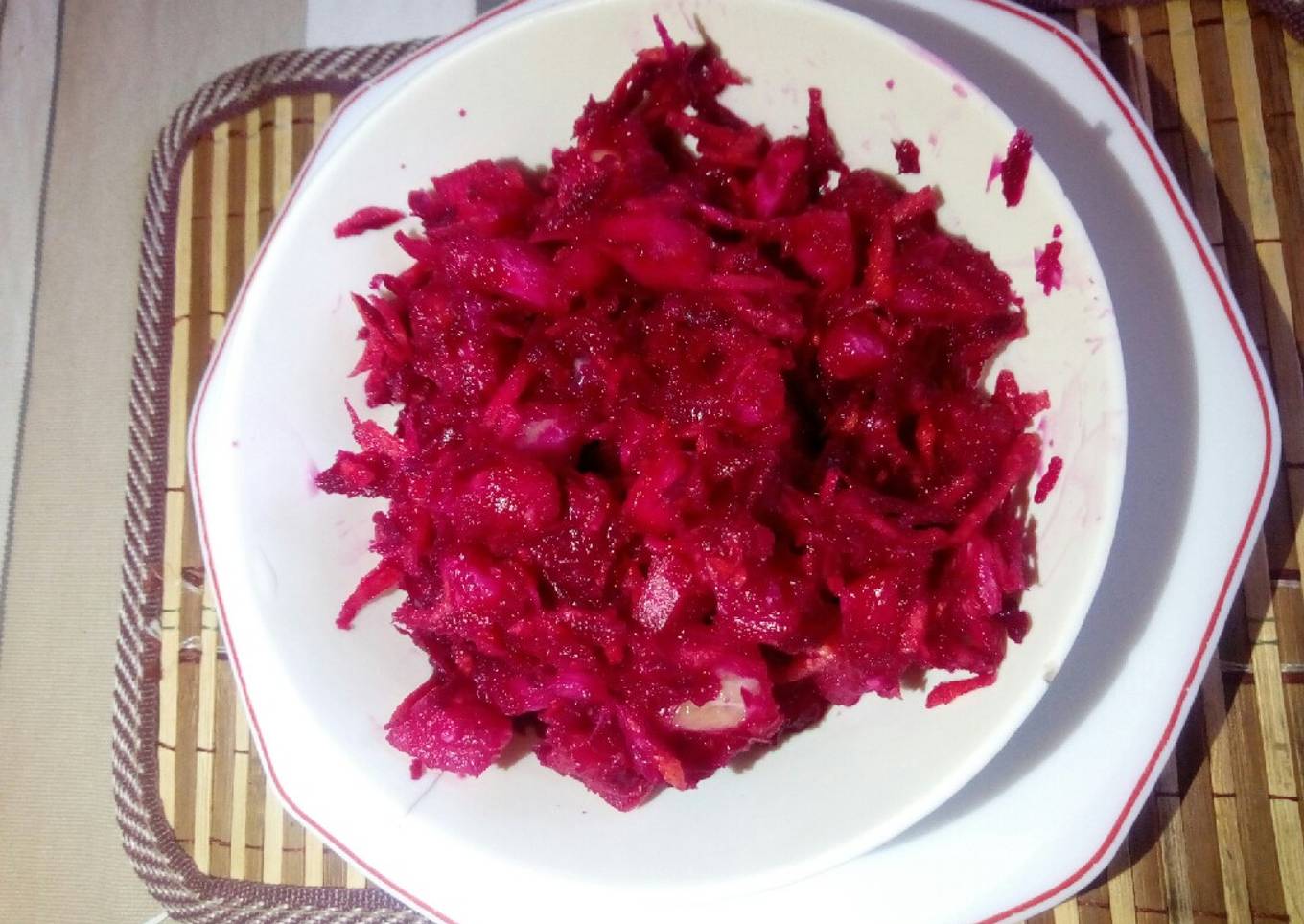 Pineapple beet salad