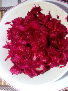 A picture of Pineapple beet salad.