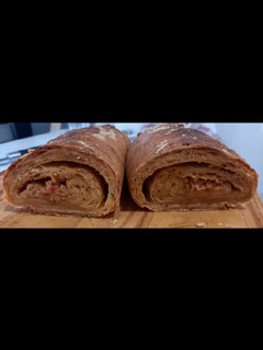 Una foto de Pan relleno de queso