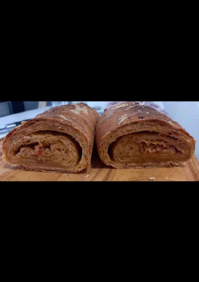 Una foto de Pan relleno de queso