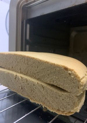 Hình của món Bánh bông lan gạo lứt- ăn kiêng.