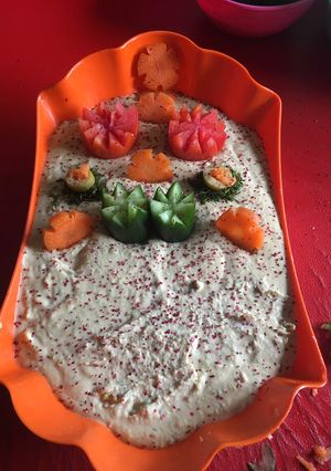 صورة لوصفة طحينة الحمص 😋
