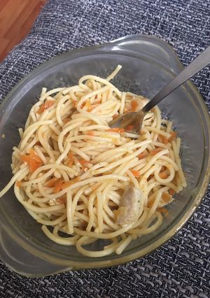 Csirkés thai tészta recept fotója