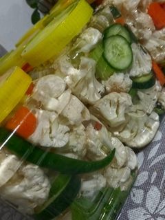عکسی از دستور ꧁꧂ترشی شور گل کلم ꧁꧂