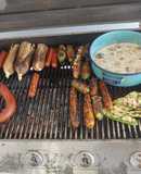 Papas chorreadas asadas