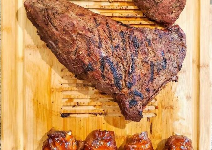 Steps to Prepare Super Quick Homemade Grilled Tri-tip