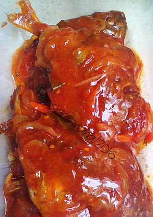 Foto resep Bawal goreng saus asam manis