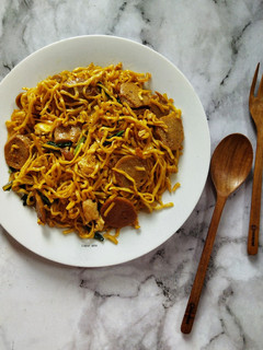 Foto resep Mie goreng baso (bumbu iris)
