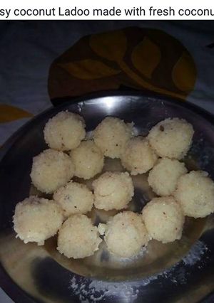 A picture of Coconut Laddu.