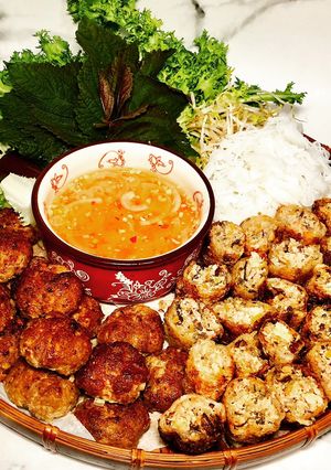 Hình của món Bún chả Hà Nội (chuẩn vị).