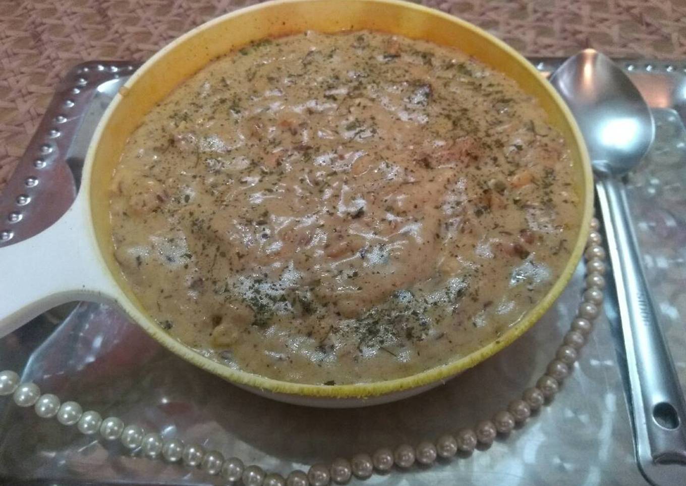 Mushroom korma