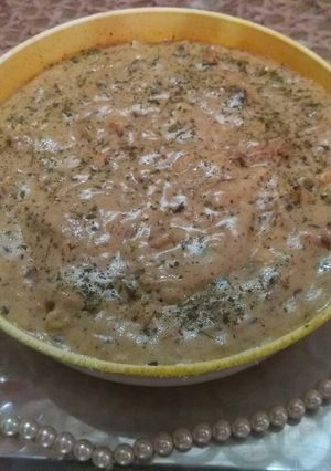 A picture of Mushroom korma.