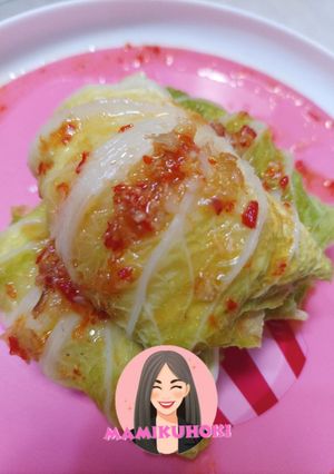 Foto resep Sawi Gulung Tahu Putih Praktis