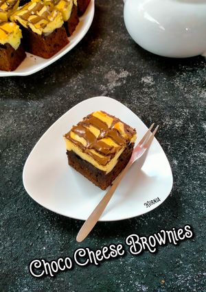 Foto resep Choco Cheese Brownies