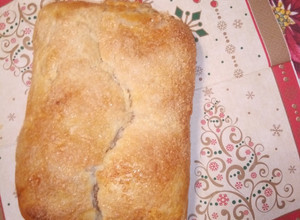 Una foto de Rollo de manzana
