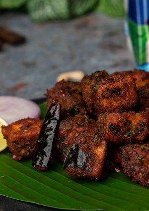 A picture of Chettinad Paneer Fry.