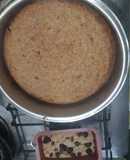 Torta de banana con avena