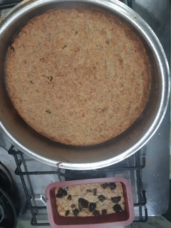 Una foto de Torta de banana con avena