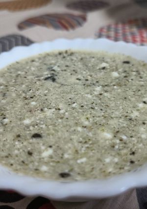 A picture of Mint cucumber raita.