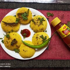 Moong dal idli A picture of Moong dal idli.