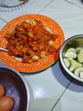 Sambal goreng kentang krecek telur puyuh