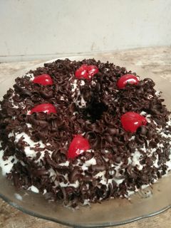 Foto resep Mocca blackforest cake kukus