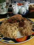 Arroz con pollo, jamón y queso
