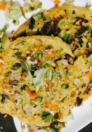 A picture of Hara bhara pan cake.
