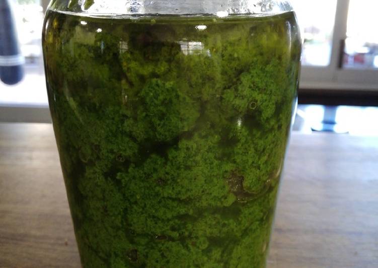 Pesto of basil and pine nuts Pesto of basil and pine nuts