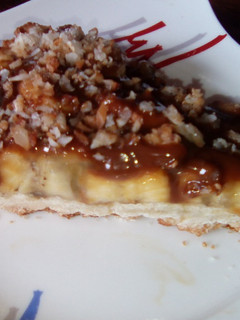 Una foto de Tarta Banoffee (cambur - banana, dulce de leche y coco tostado)