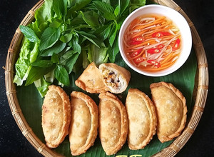 Hình của món Bánh gối.