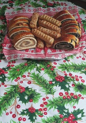 931. Karácsonyi mákos diósmogyorós bejgli ! recept fotója