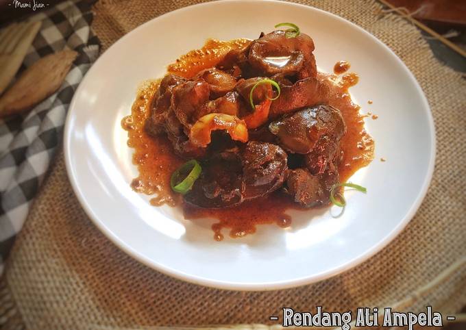 Anti Ribet, Memasak Rendang Ati Ampela Anti Gagal