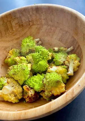 Une photo de Chou romanesco à l’air fryer