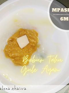 Foto resep Bubur tahu gule ayam (mpasi 4*) 6m